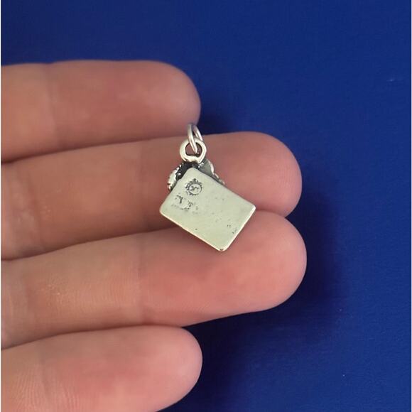 Sterling Silver Driver License and Key Charm, Silver Driver License Key charm - Picture 2 of 4